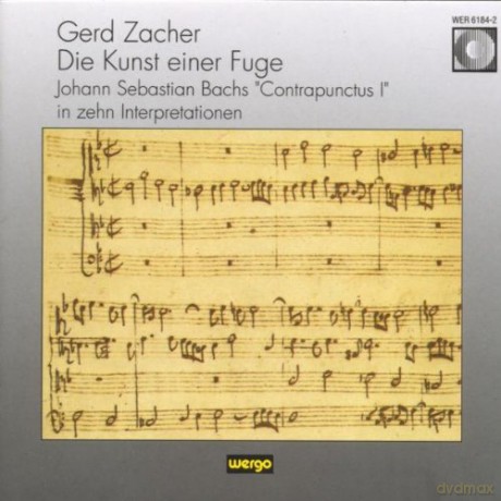 Gerd Zacher - organ: Die Kunst einer Fuge - Johann Sebastian Bachs "Contrapuncts I" in zehn Interpretationen [CD]