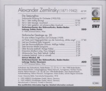 Sinfonieorchester des SWF, Zoltan Pesko - cond, Ortrun Wenkel - alto, Vaclav Neumann - cond: Die Seejungfrau, Sinfonische Gesange op. 20 [CD]