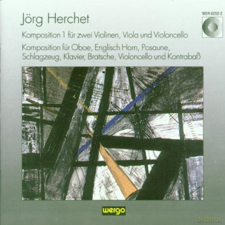 Arditti Quartet, Gruppe Neue Musik "Hanns Eisler" Leipzig, Jorg Herchet - cond: Komposition 1 für zwei Violinen, Viola und Violoncello; Komposition für Oboe, English Horn, Posaune, Schlagzeug, Klavier, Bratsche, Violoncello und Kontrabass [CD]