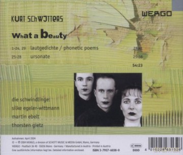 Die Schwidlinge: S. Egeler-Wittmann, M. Ebelt, T. Gietz: What A Beauty [CD]