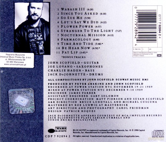 John Scofield: Time On My Hands [CD]