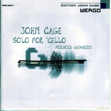 Friedrich Gauwerky: Solo for 'Cello [CD]