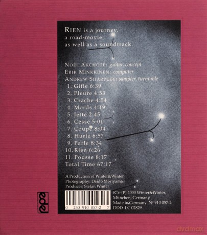 Akchote, Noel: Rien [CD]