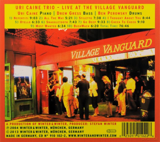 Caine, Uri Trio (D. Gress, B. Perowsky): At the Village Vanguard [CD]