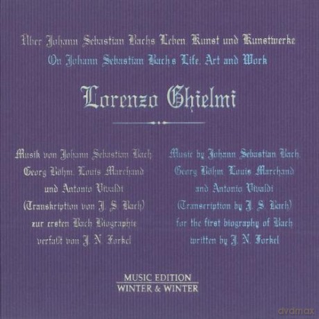Ghielmi, Lorenzo: J.S. Bach [CD]