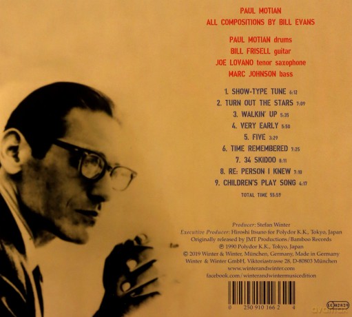 Motian, Paul (B. Frisell, J. Lovano, M. Johnson): Bill Evans [CD]