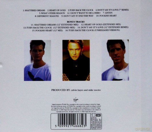 Johnny Hates Jazz: Turn Back The Clock [CD]