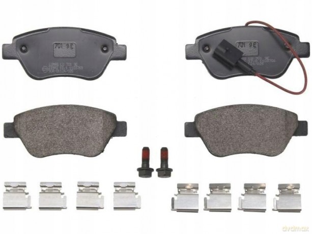 Zestaw klocków hamulcowych, hamulce tarczowe Breck 23979 00 701 10 Peugeot Fiat Alfa Romeo