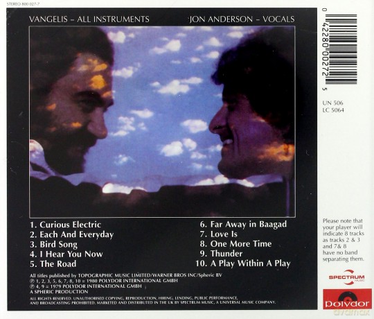 Jon & Vangelis: Short Stories [CD]