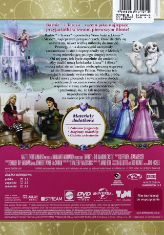 Barbie i Diamentowy Pałac - Zamek + zawieszka [DVD]
