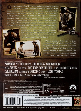 Ostatni pociąg z Gun Hill (Kolekcja Westernów) (booklet) [DVD]