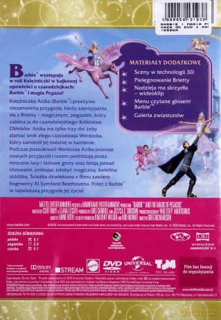 Barbie i Magia Pegaza 3D + zawieszka [DVD]