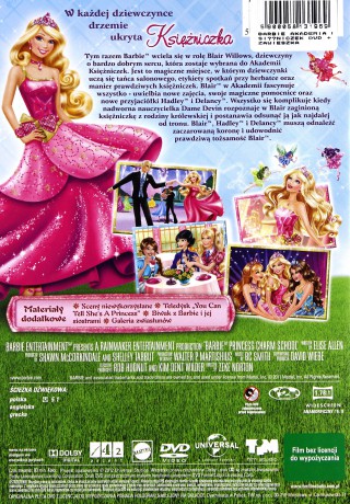 Barbie i Akademia Księżniczek + zawieszka [DVD]