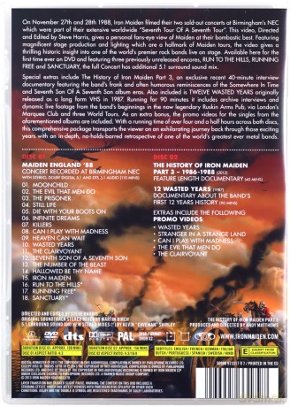 Iron Maiden: Maiden England [2DVD]
