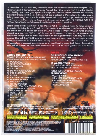 Iron Maiden: Maiden England [2DVD]