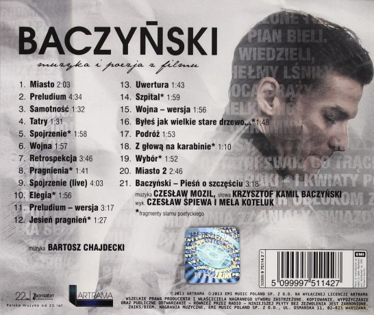 Baczyński soundtrack [CD]
