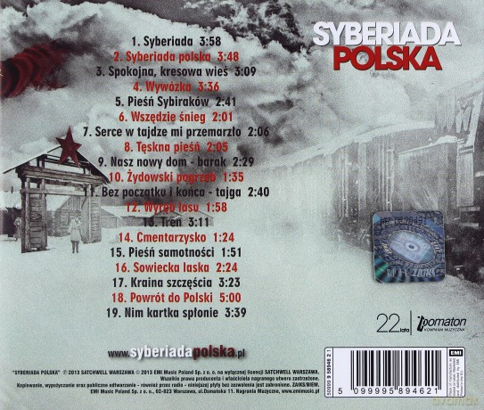 Syberiada Polska soundtrack (Krzesimir Dębski) [CD]
