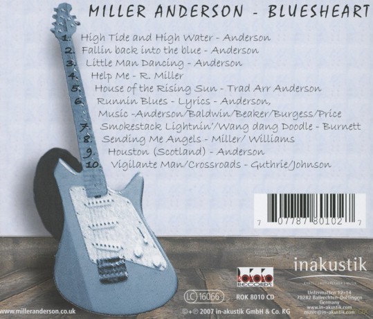 Miller Anderson: Bluesheart [CD]