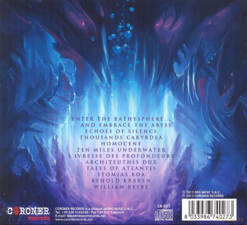 Atlantis Chronicles: Ten Miles Underwater [CD]