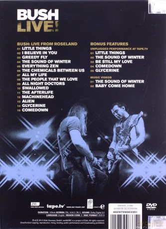 Bush: Live [DVD]