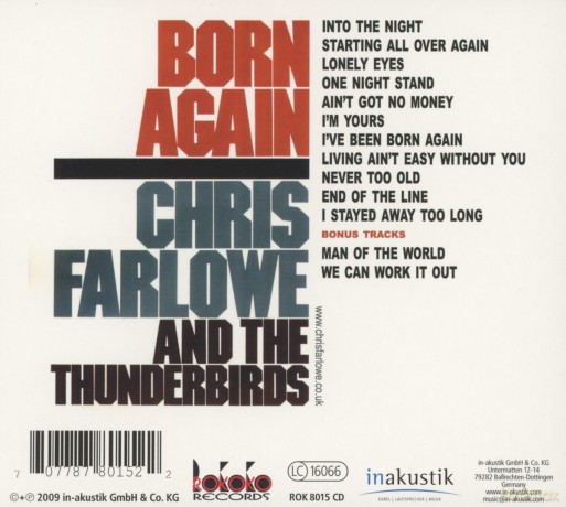 Chris Farlowe & The Thunderbirds: Born Again (digipack) [CD]