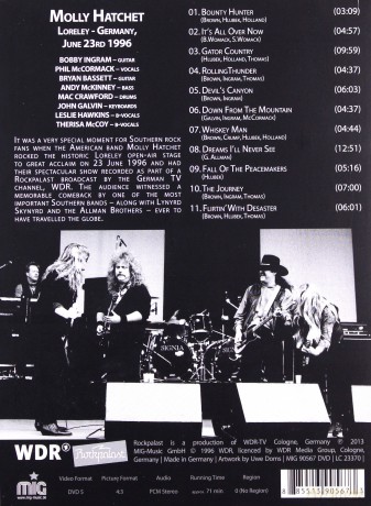 Molly Hatchet: Live At Rockpalast 1996 (digipack) [DVD]