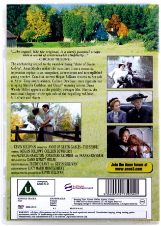 Anne of Green Gables - The Sequel (Ania z Zielonego Wzgórza) [DVD]