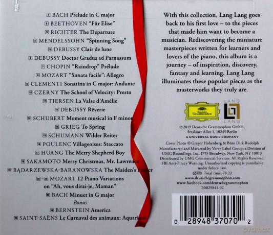 Lang Lang: Piano Book (Deluxe) [CD]