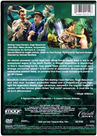 Lost Continent [DVD]