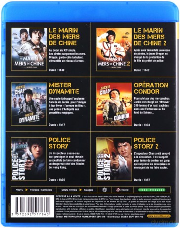 Jackie Chan - 6 Films Collection: Project A 1-2 / Mister Dynamite / Operation Condor / Police Story 1-2 [BOX] [6xBlu-Ray]