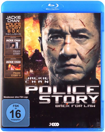 Police Story / Police Story II / Police Story 2013: Back For Law (Policyjna opowieść 1-3) [3xBlu-Ray]