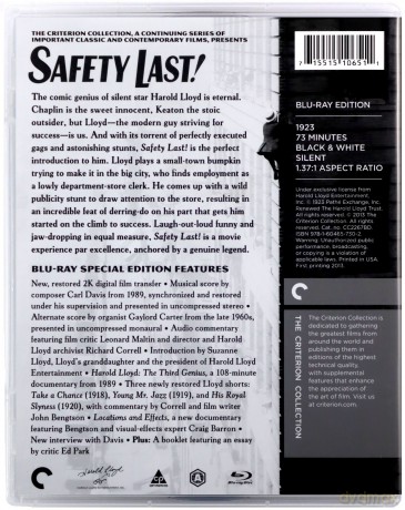 Safety Last! (Jeszcze wyżej) [Blu-Ray]