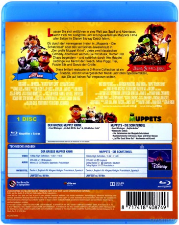 Muppet Treasure Island / The Great Muppet Caper (Muppety na Wyspie Skarbów / Muppety na tropie) [2xBlu-Ray]