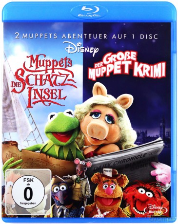 Muppet Treasure Island / The Great Muppet Caper (Muppety na Wyspie Skarbów / Muppety na tropie) [2xBlu-Ray]