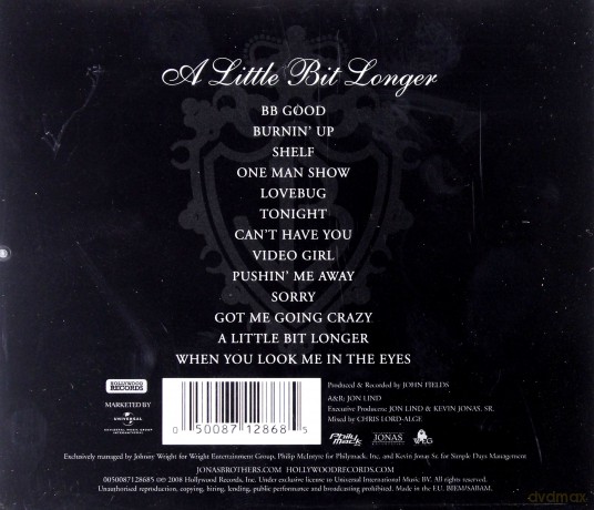 Jonas Brothers: A Little Bit Longer (Polska Cena!!) [CD]