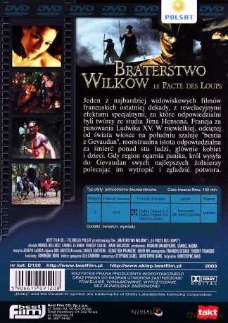 Braterstwo wilków [DVD]