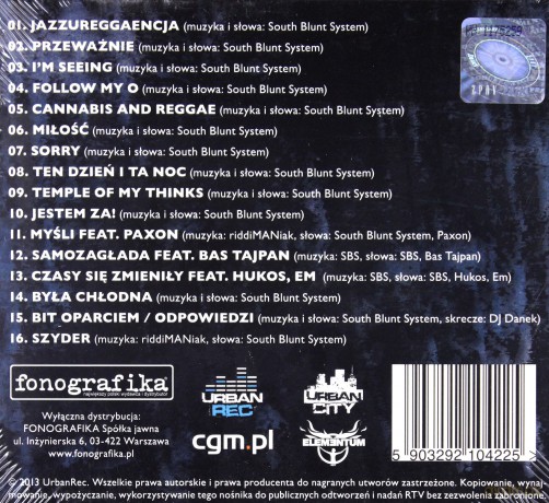 South Blunt System: I'm Seeing (digipack) [CD]