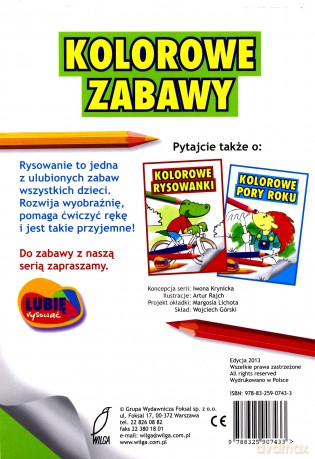 Kolorowe zabawy [KSIĄŻKA]