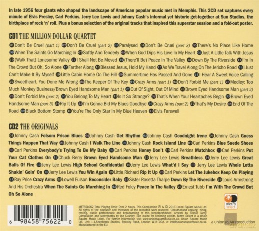 Million Dollar Quartet: The Legendary Session (digipack) [2CD]