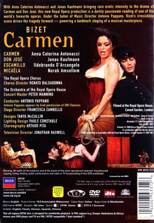 Jonas Kaufmann: Bizet:Carmen [DVD]