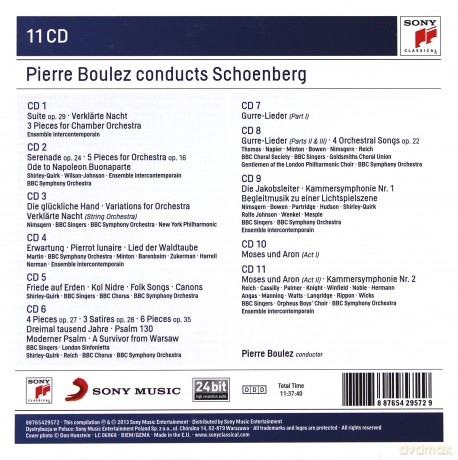 Pierre Boulez: Pierre Boulez Conducts Schoenberg [11CD]