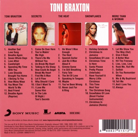 Toni Braxton: Original Album Classics [5CD]