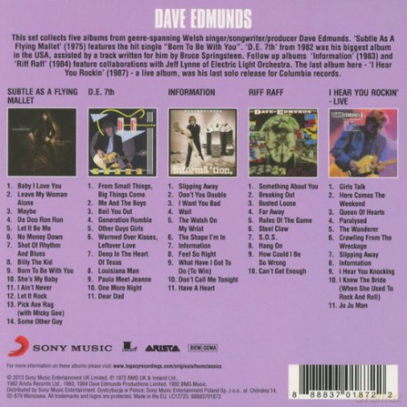 Dave Edmunds: Original Album Classics [5CD]