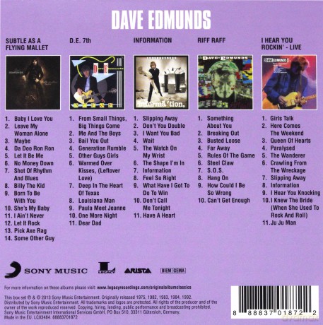 Dave Edmunds: Original Album Classics [5CD]