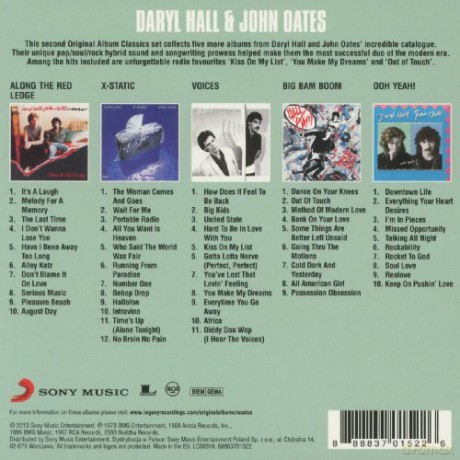 Daryl Hall & John Oates: Original Album Classics [5CD]