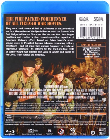 The Green Berets (Zielone berety) [Blu-Ray]