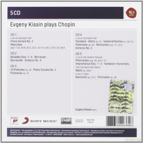 Evgeny Kissin: Evgeny Kissin Plays Chopin [5CD]