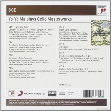 Yo-Yo Ma: Yo-Yo Ma Plays Concertos, Sonatas And Suites [8CD]