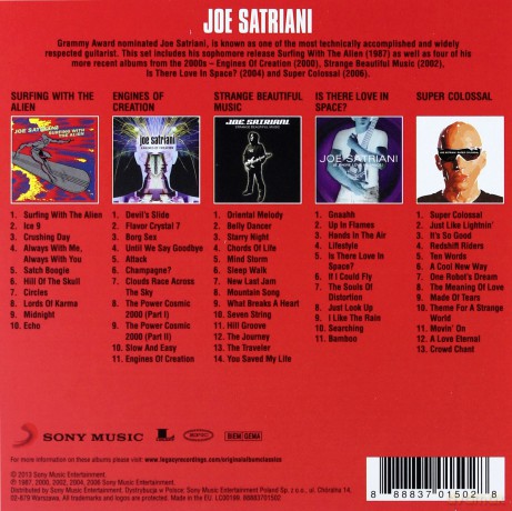 Joe Satriani: Original Album Classics [5CD]