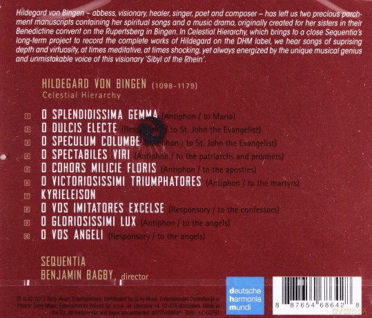 Sequentia: Celestial Hierarchy [CD]